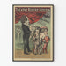 Vintageposter för Théâtre Robert-Houdin Paris väggdekoration