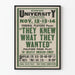 Vintage teaterposter They Knew What They Wanted