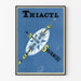 Vintage reklamposter för Thiacyl sulfonamid