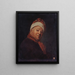 Portrait du peintre Étienne Jeaurat 1699-1789 - Étienne Aubry — inramlat konstverk på väggen