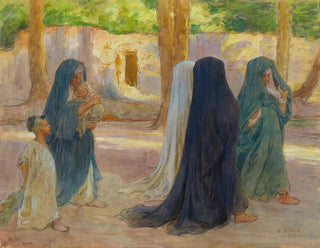 tienne Dinet - Femmes arabes  la promenade.webp