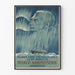 Vintageaffisch Roald Amundsen – Poster för väggdekoration med marint tema