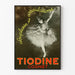 Vintageposter Tiodine Cognet dansös inspirerad av Degas