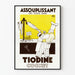 Vintageposter Tiodine Mjukgörare för Hårda Tyger