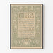 Vintage art déco poster Gedenkboek holländsk målning 1860–1890