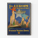 Vintageposter 'To Europe The American Way' United States Lines