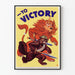 Vintage väggposter To Victory - Kanadensisk propagandaposter