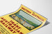 Vintage poster av Trans-Australian Railway mot Western Australia
