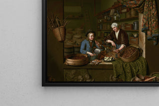 Konsttryck En livsmedelsbutik - Willem van Mieris