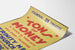 Vintageaffisch Teater Tons of Money - Retro Väggdekoration