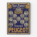 Vintageposter Tour de France 1914 Peugeot-team