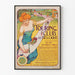 Vintageaffisch från Touring Club de Belgique för väggdekoration