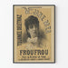 Vintageaffisch av Jane Méa - Froufrou, en pjäs i 5 akter