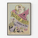 Vintageaffisch för teater- och konsertposter Alcazar d'Hiver Faubourg Poissonnière