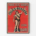 Vintageposter Folies Bergère Leona Dare för väggdekoration