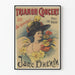 Vintage Trianon-konsertposter med Jane Dhénin