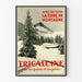Vintageposter Tricalcine Montagnekur - Retro väggdekoration