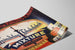 Vintage reklamposter för Trøndelag Tobaksfabrik Mixture — vy av konstverket