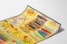 Vintageposter av Turners Musical Merry-Go-Round - Evenemangsprogram 1985-1986