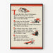 Vintageposter 'Twas the Day After Christmas' - Retro väggdekoration