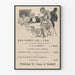 Vintageposter Two Women and a Fool med svartvitt illustration