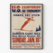Vintageposter för US Championship Ski Tournament – Sportig väggdekoration