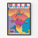 Vintageposter USIA av Peter Max – Psykedelisk amerikansk väggdekoration