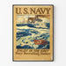 Vintage rekryteringsposter för US Navy - Hjälp ditt land