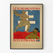 Vintage slovak patriotisk poster för väggdekoration