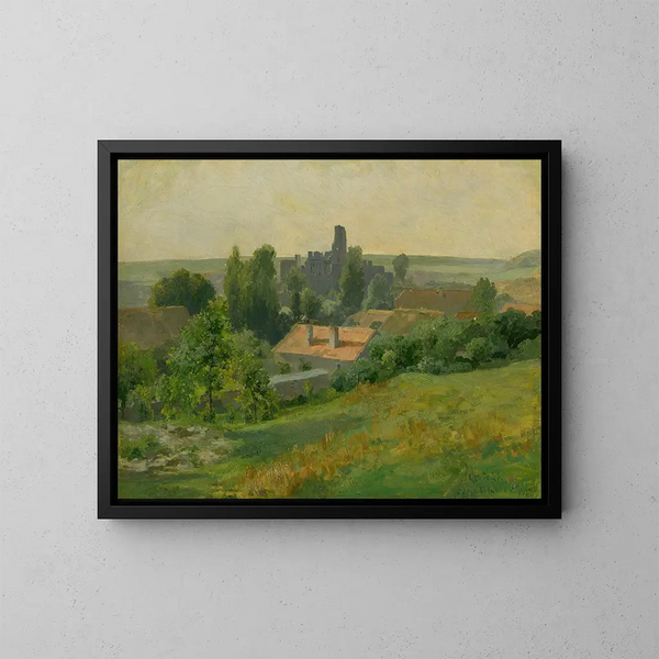 Château d'Oko - Ludovit Ordok — inramlat konstverk på väggen