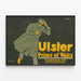 Vintageaffisch Ulster Prince of Wales - Poster för väggdekoration mode och elegans — inramlat konstverk på väggen