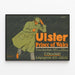 Vintage modeposter Ulster Prince of Wales — inramlat konstverk på väggen