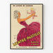Vintageposter Menthe-Pastille Blanche och Grön