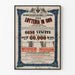 Vintageposter för Gyllene lotteri 1837 för väggdekoration