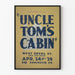 Vintageposter av Uncle Tom's Cabin från Federal Theatre
