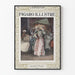 Vintageposter av Une Ouled Nail från Algergatan - Väggdekoration Figaro Illustré 1900