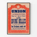Vintageposter Union - Les Diving Belles i Strasbourg