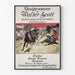Vintageposter med historiska romaner av Walter Scott - Klassisk väggdekoration