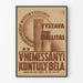 Vintage utställningsposter V. Nemessányi och Kontuly Béla 1927