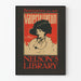 Vintage dekorativ poster Valerie Upton Miss A.D. Sedgwick för Nelson's Library