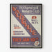 Affisch Vaudeville Hollywood Woman's Club-konsert