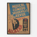 Vintageposter av musikalisk komedivådväll Alcatzar