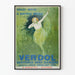 Vintageposter för tandkräm med syresatt grön färg Verdol