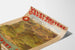 Vintageposter av kartor över Vevey-Gruyère-Oberland