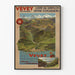 Vintageposter Vevey Simplon-linjen - Väggdekoration Schweizisk Resa