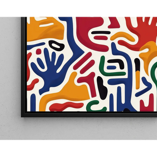 Tableau Pop Art - Mouvement des Mains | Reproduction Tableau Décoration murale affiche copie