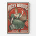 Vintageposter Vichy Dubois source cold för väggdekoration