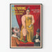 Vintageposter Victorine La Belle Colosse Parisienne