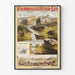 Vintageposter av Sjön av de fyra kantonerna och Luzern