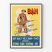 Vietnamese militärpropagandaposter - Vintage väggdekoration